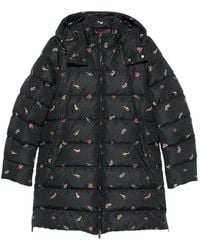 Etro - Cappotto Trapuntato Con Cappuccio - Lyst