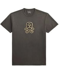 RRL - Skull-Patch T-Shirt - Lyst