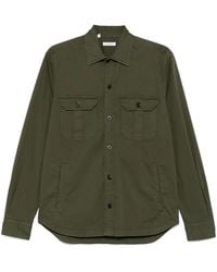Boglioli - Garment-Dyed Flap-Pocket Overshirt - Lyst