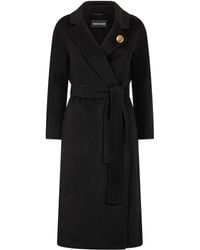 Roberto Cavalli - Mantel Mit Logo-Schild - Lyst