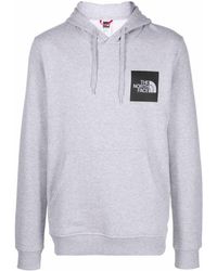 The North Face - Grey Fine Hoodie - Lyst