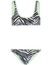 Reina Olga - Coolio Zebra-print Bikini Set - Lyst