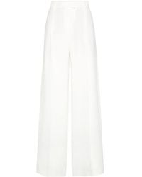 Brunello Cucinelli - Linen Trousers With Shiny Details - Lyst