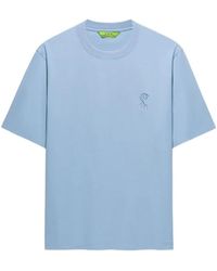 Shanghai Tang - Embroidered-Logo T-Shirt - Lyst