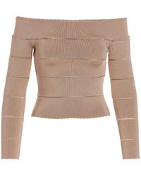 Alexandre Vauthier - Off-Shoulder Top - Lyst