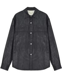 Jil Sander - Contrast-Stitch Denim Shirt - Lyst