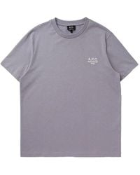 A.P.C. - Logo T-Shirt - Lyst
