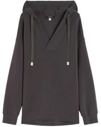 Weekend by Maxmara - Sudadera Con Capucha Y Cuello En V - Lyst