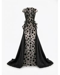 Gatti Nolli by Marwan - Polka-Dot Gown Dress - Lyst