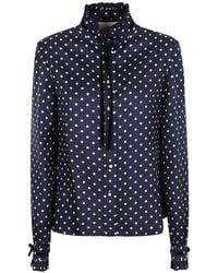 Valentino Garavani - Plus De Pois-Print Twill Shirt - Lyst
