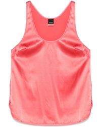 Pinko - Luxurious Silk-Blend T-Shirt - Lyst