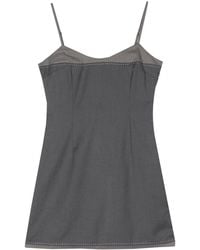 Remain - Spaghetti-Strap Contrast-Stitching Minidress - Lyst