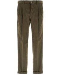 Herno - Pleated Cuffed Trousers - Lyst