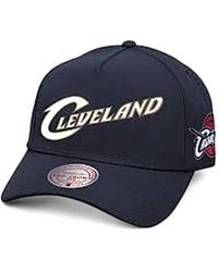 Mitchell & Ness - Cleveland Logo-Embroidered Baseball Cap - Lyst