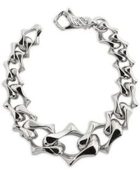 Emanuele Bicocchi - Polished Sharp-Chain Bracelet - Lyst