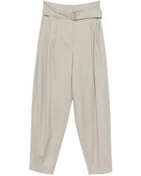 Erika Cavallini Semi Couture - Hose mit Tapered-Bein - Lyst