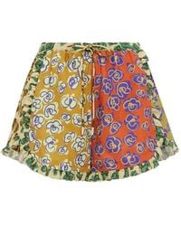 ALÉMAIS - Patty Spliced Shorts - Lyst