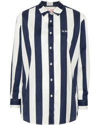 Mc2 Saint Barth - Brigitte Striped Shirt - Lyst