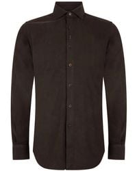 Moorer - Vernale-Dvn Button-Down Long-Sleeve Shirt - Lyst