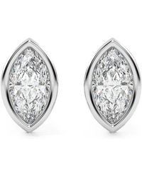 Diamond Essentials - Lab-Grown Diamond Solitaire Earrings - Lyst