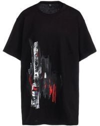 Y's Yohji Yamamoto - Graphic-Print T-Shirt - Lyst