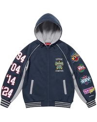 Supreme - Playoffs Zip -Up Hooded Sweater - Lyst
