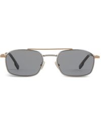 ZEGNA - Lunettes De Soleil Marfa À Monture Rectangulaire - Lyst