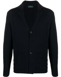 Zanone - Notched-Lapels Virgin-Wool Blazer - Lyst