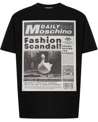 Moschino - Classic T-Shirt With Design - Lyst