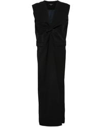BOTTER - Twist-Detailed Virgin Wool Maxi Dress - Lyst
