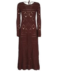 Akep - Crochet-Knit Maxi Dress - Lyst