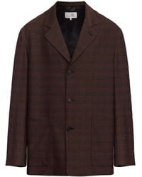 MM6 by Maison Martin Margiela - Checked Blazer - Lyst