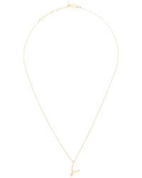 Missoma - Curly Molten Mini Inicial-V Necklace - Lyst