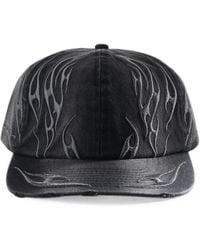 HELLSTAR - Embroidered Distressed Baseball Cap - Lyst