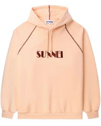 Sunnei - Printed Hoodie - Lyst