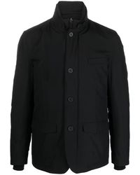 Herno - Funnel-Neck Padded Jacket - Lyst