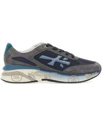 Premiata - Logo Heel Trainers - Lyst