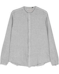 Costumein - Frayed-edge Linen Shirt - Lyst