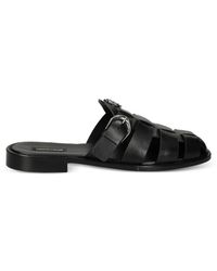 Roberto Cavalli - Logo-Appliqué Sandals - Lyst