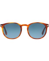 Persol Occhiali da sole tondi - Marrone