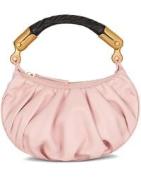 Balmain - Mini Ebene Calfskin Tote Bag - Lyst