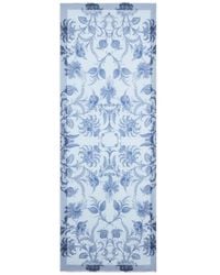 Etro - Sciarpa Con Stampa A Fiori - Lyst