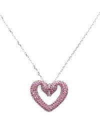 Swarovski - Una heart-charm necklace - Lyst