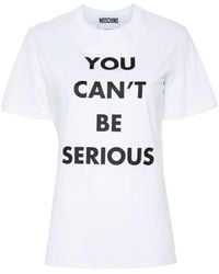 Moschino - Cotton T-Shirt - Lyst