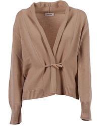 Kangra - Tie-Fastening Wool Cardigan - Lyst