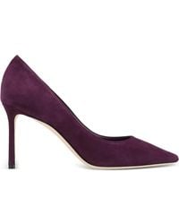 Jimmy Choo - Romy 85 Suede Pumps - Lyst