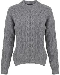 Dondup - Cable-Knit Wool Sweater - Lyst