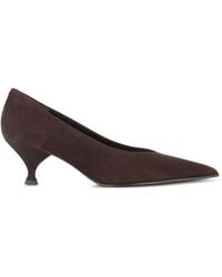 Sergio Levantesi - Bellatrix 67 Pointed-Toe Suede Pumps - Lyst