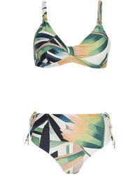 Lygia & Nanny - Geometric-Pattern Bikini - Lyst