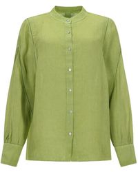 120% Lino - Linen Shirt - Lyst